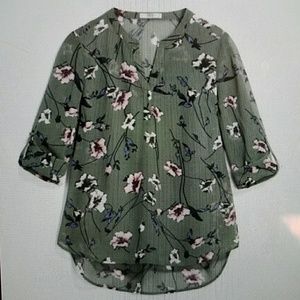 Stitch Fix Q&A Mileigh Split Neck Blouse w/Cami